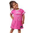 NRL Titans 'Fuchsia Force' T-Shirt Dress - Ashtabula