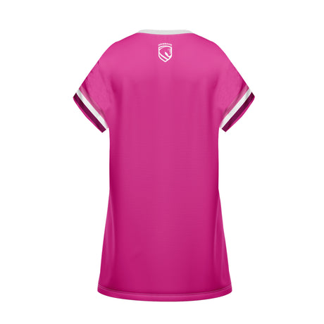 NRL Broncos 'Fuchsia Force' T-Shirt Dress - Ashtabula
