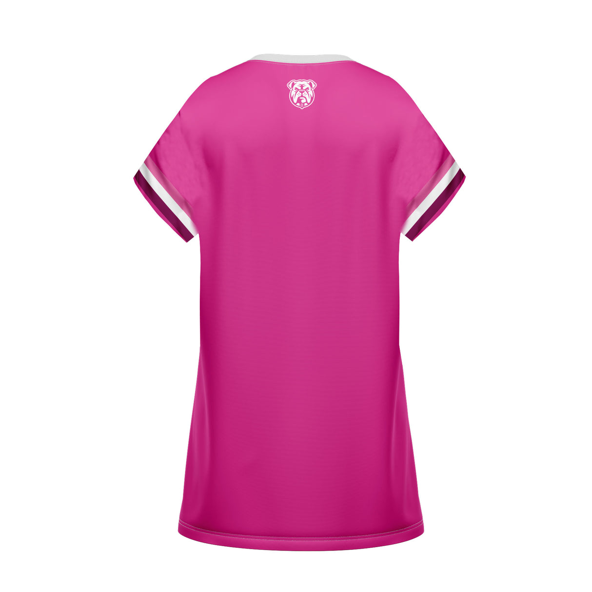 NRL Bulldogs 'Fuchsia Force' T-Shirt Dress - Ashtabula