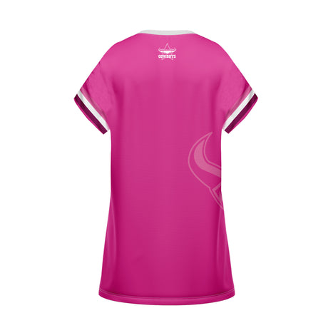 NRL Cowboys 'Fuchsia Force' T-Shirt Dress - Ashtabula