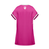 NRL Dragons 'Fuchsia Force' T-Shirt Dress - Ashtabula