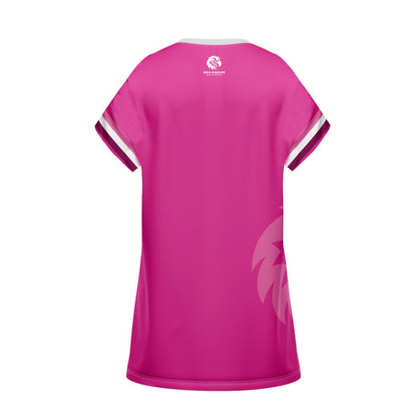 NRL Sea Eagles 'Fuchsia Force' T-Shirt Dress - Ashtabula