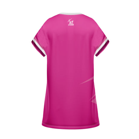 NRL Storm 'Fuchsia Force' T-Shirt Dress - Ashtabula