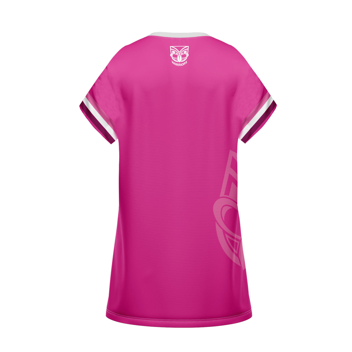 NRL Warriors 'Fuchsia Force' T-Shirt Dress - Ashtabula