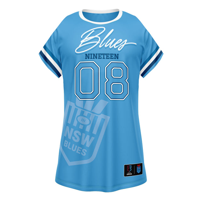 NSW Blues 'Origin Force' T-Shirt Dress - Ashtabula