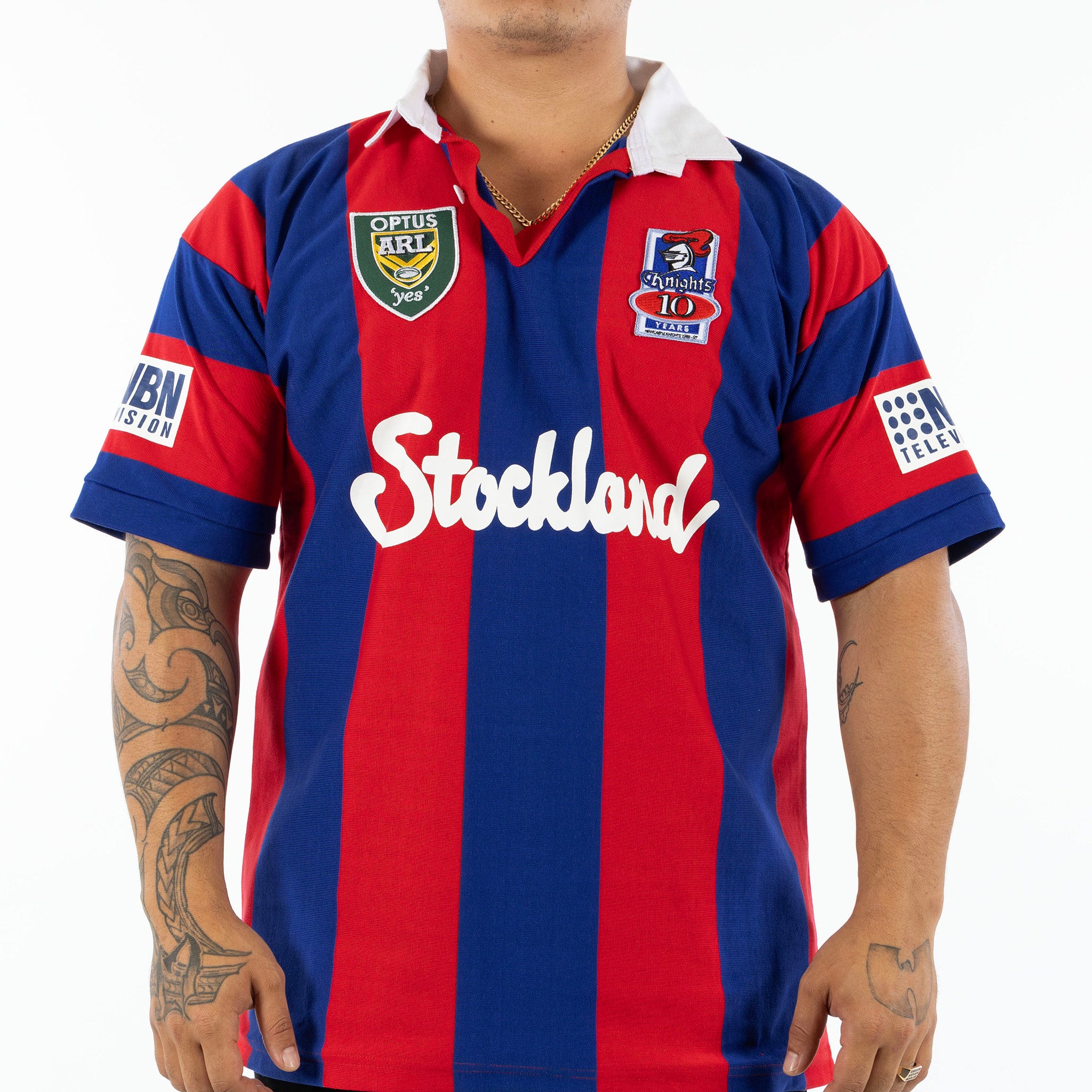 NEWCASTLE KNIGHTS 1997 NRL RETRO JERSEY NEWCASTLE KNIGHTS 1997 NRL RETRO JERSEY