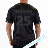 QLD Maroons Blackout Baseball Shirt Youth