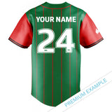 NRL Rabbitohs 'Slugger' Baseball Shirt - Ashtabula