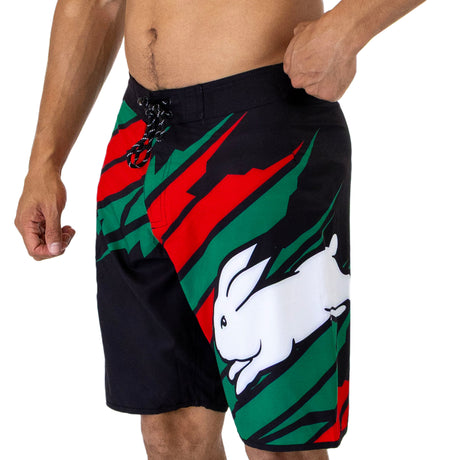NRL Rabbitohs Ignition' Board Shorts - Adult - Ashtabula