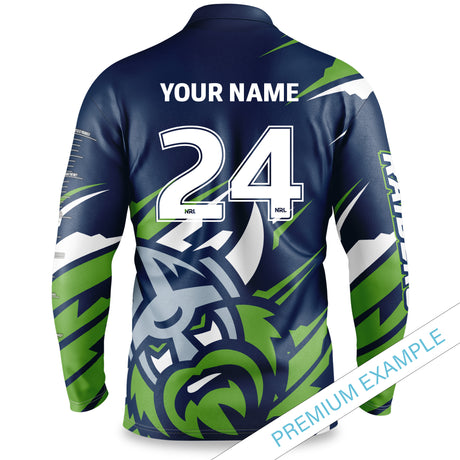 NRL Raiders 'Ignition' Fishing Shirt - Youth - Ashtabula