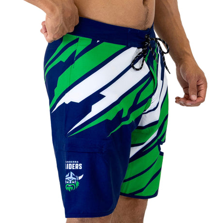 NRL Raiders 'Ignition' Board Shorts - Adult - Ashtabula