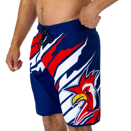 NRL Roosters 'Ignition' Board Shorts - Adult - Ashtabula