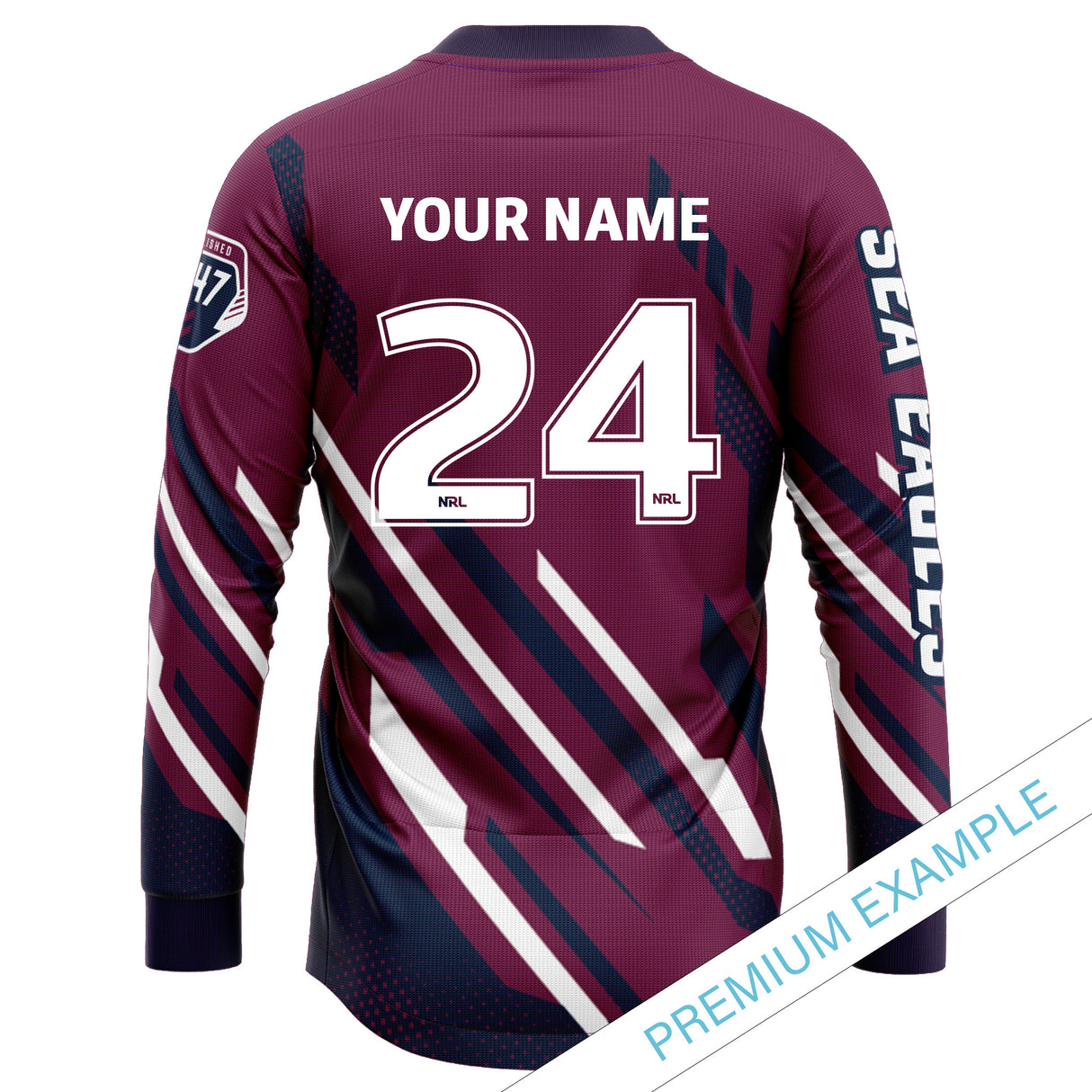 NRL Sea Eagles 'Blitz' MX Jersey - Youth - Ashtabula