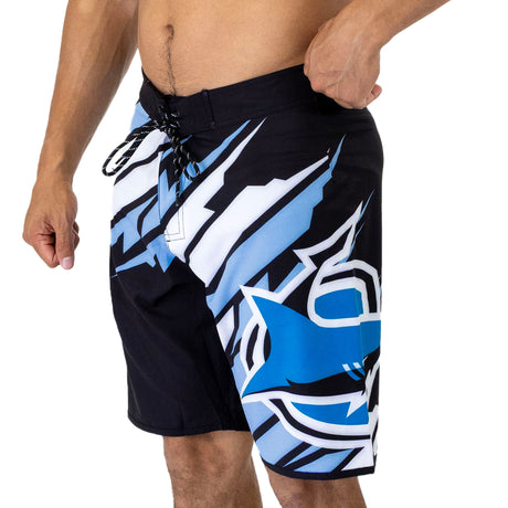 NRL Sharks 'Ignition' Board Shorts - Adult - Ashtabula