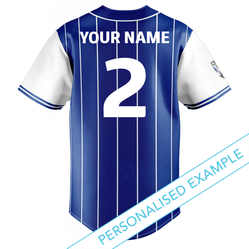 NRL Bulldogs 'Slugger' Baseball Shirt - Ashtabula