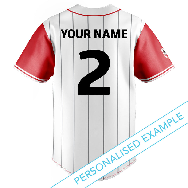 NRL Dragons 'Slugger' Baseball Shirt - Ashtabula