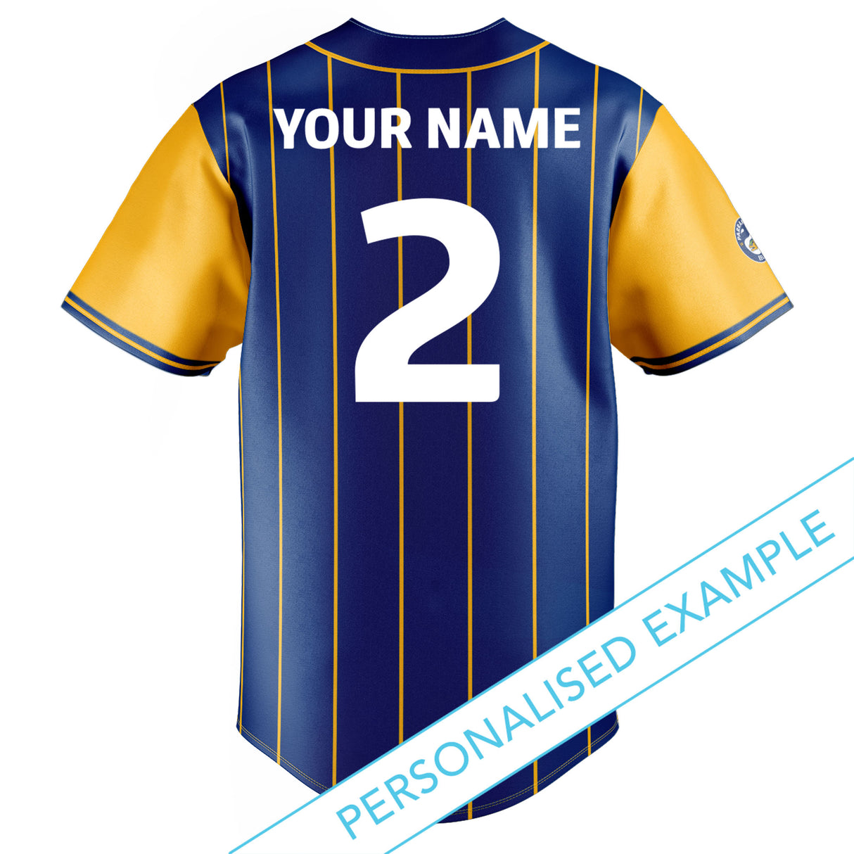 NRL Eels 'Slugger' Baseball Shirt - Ashtabula