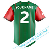 NRL Rabbitohs 'Slugger' Baseball Shirt - Ashtabula