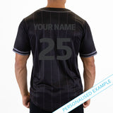 NRL Dragons Blackout Baseball Shirt