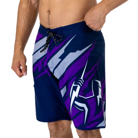 NRL Storm 'Ignition' Board Shorts - Adult - Ashtabula