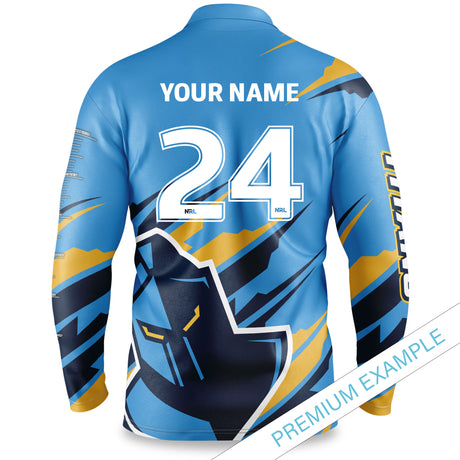 NRL Titans 'Ignition' Fishing Shirt - Youth - Ashtabula
