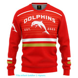 NRL Dolphins Kids 'Victory' Pullover - Ashtabula