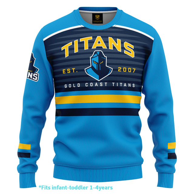 NRL Titans Kids 'Victory' Pullover - Ashtabula