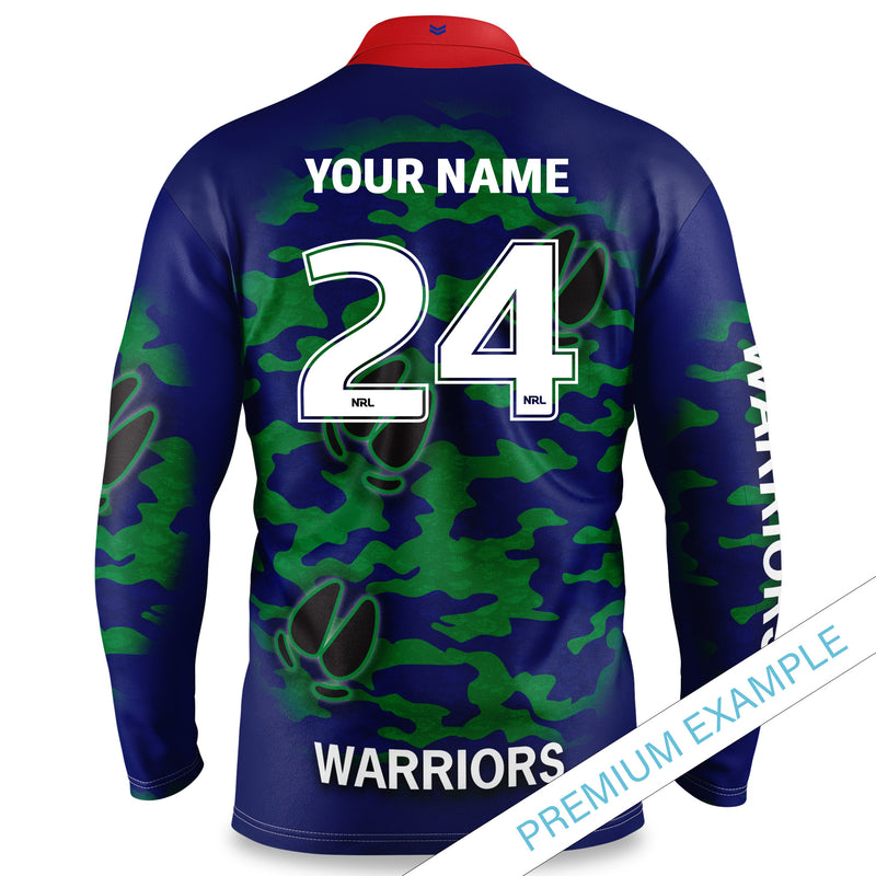 NRL Warriors "Razorback" Outback Shirts - Youth - Ashtabula