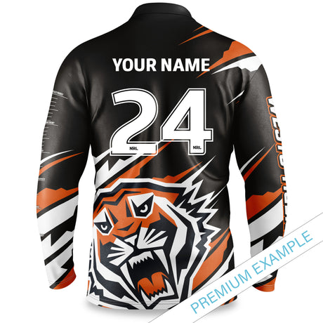NRL Wests Tigers 'Ignition' Fishing Shirt - Youth - Ashtabula