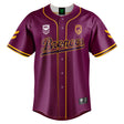 NRL Broncos 'Homer' Baseball Shirt - Youth - Ashtabula