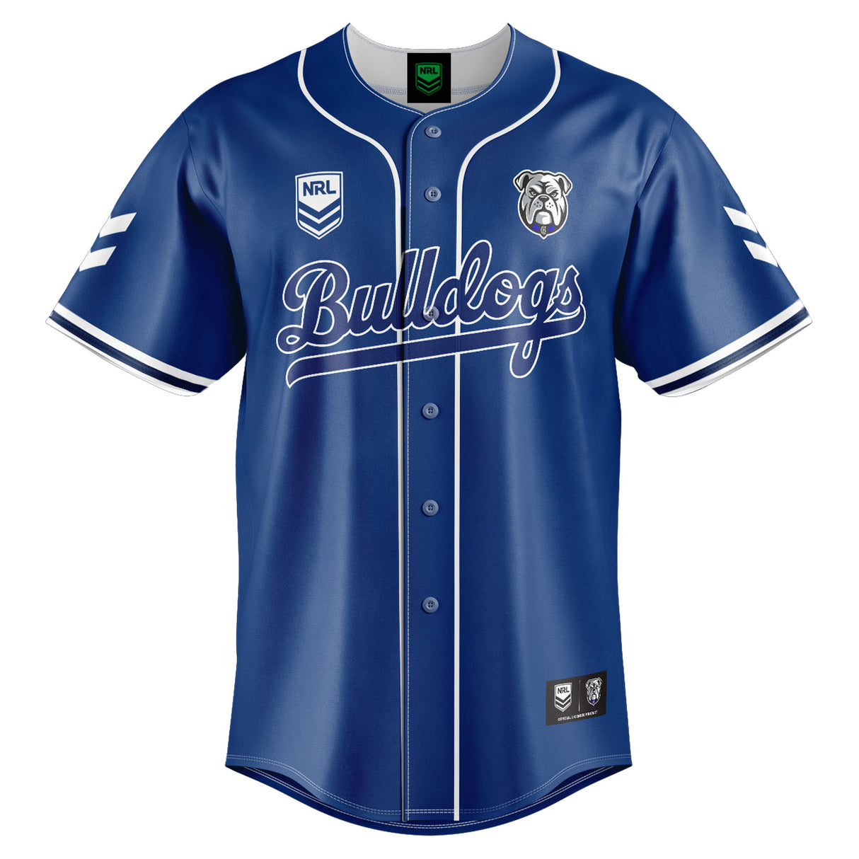 NRL Bulldogs 'Homer' Baseball Shirt - Youth - Ashtabula