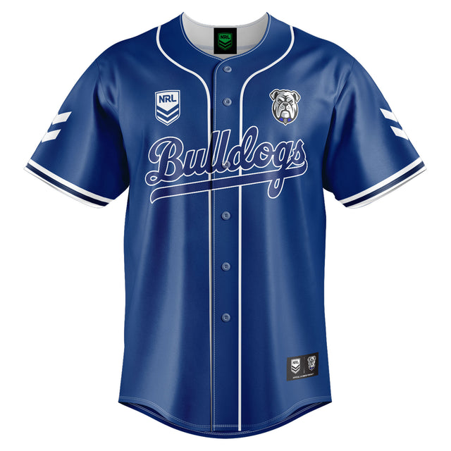 NRL Bulldogs 'Homer' Baseball Shirt - Youth - Ashtabula