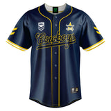 NRL Cowboys 'Homer' Baseball Shirt - Youth - Ashtabula