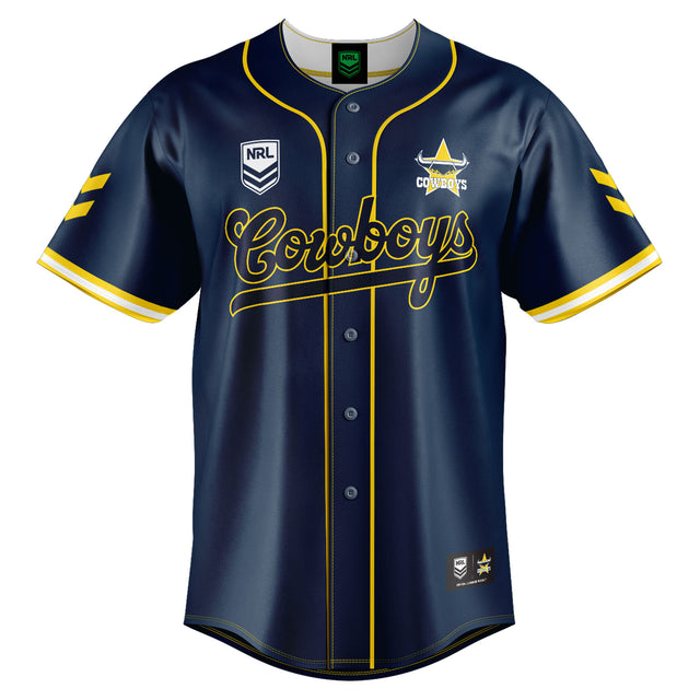 NRL Cowboys 'Homer' Baseball Shirt - Youth - Ashtabula