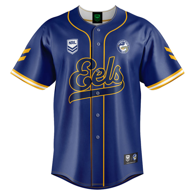 NRL Eels 'Homer' Baseball Shirt - Youth - Ashtabula