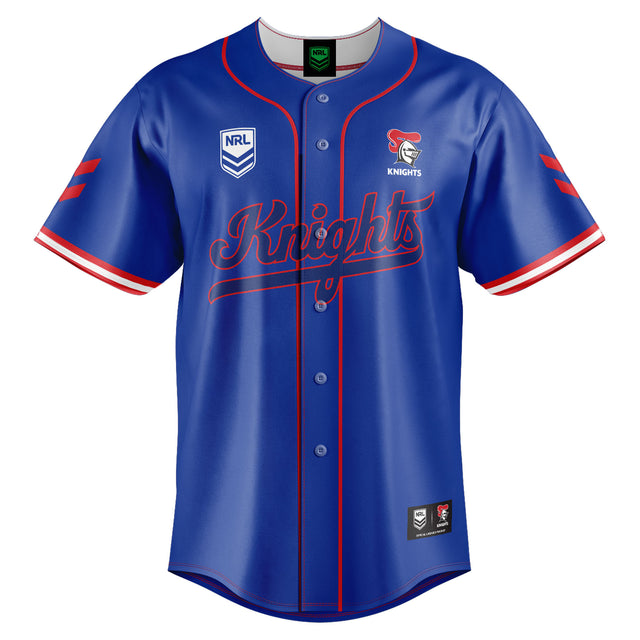 NRL Knights 'Homer' Baseball Shirt - Youth - Ashtabula