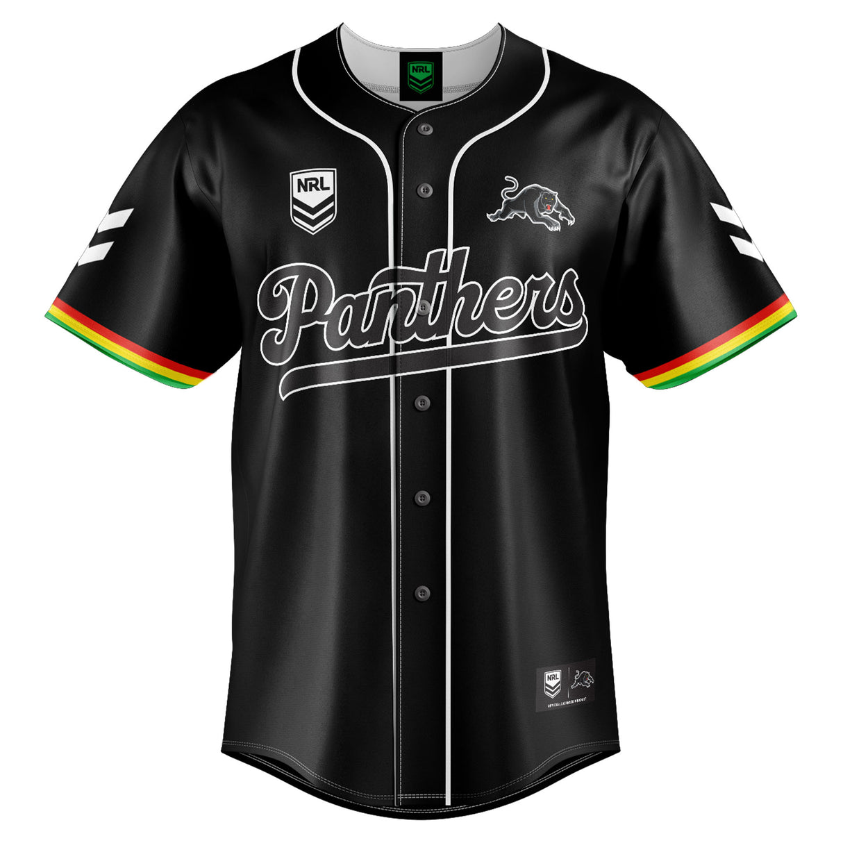 NRL Panthers 'Homer' Baseball Shirt - Youth - Ashtabula