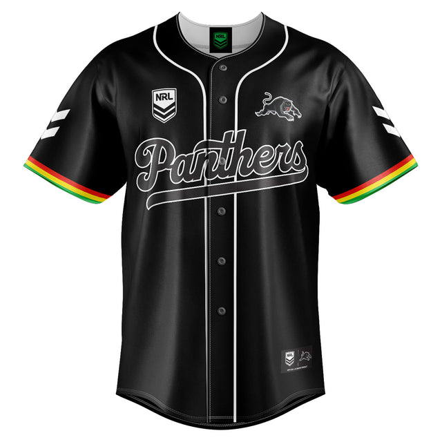 NRL Panthers 'Homer' Baseball Shirt - Youth - Ashtabula