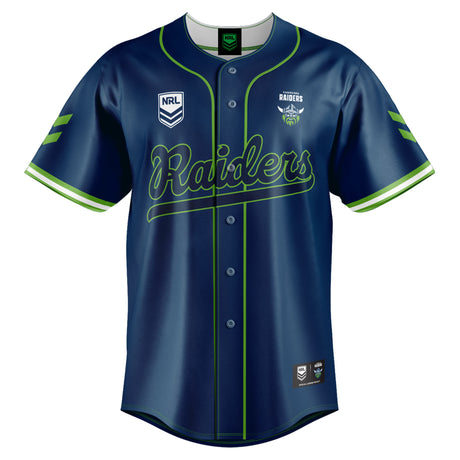 NRL Raiders 'Homer' Baseball Shirt - Youth - Ashtabula
