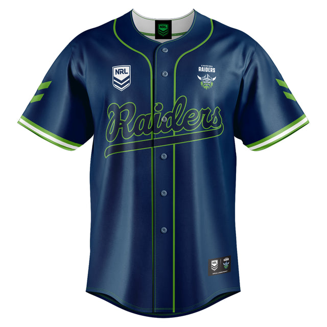 NRL Raiders 'Homer' Baseball Shirt - Youth - Ashtabula