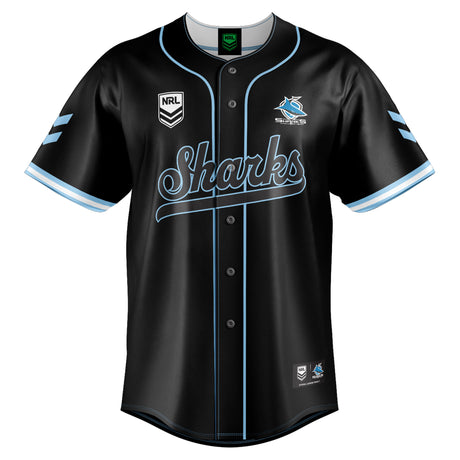 NRL Sharks 'Homer' Baseball Shirt - Youth - Ashtabula