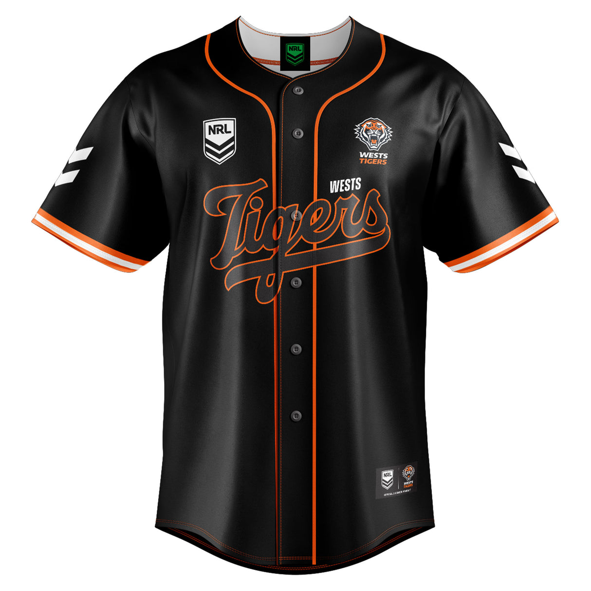 NRL Wests Tigers 'Homer' Baseball Shirt - Youth - Ashtabula