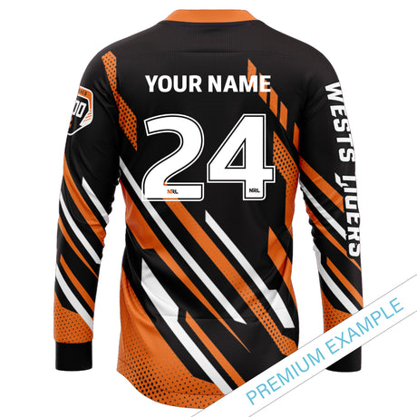 NRL Wests Tigers 'Blitz' MX Jersey - Ashtabula
