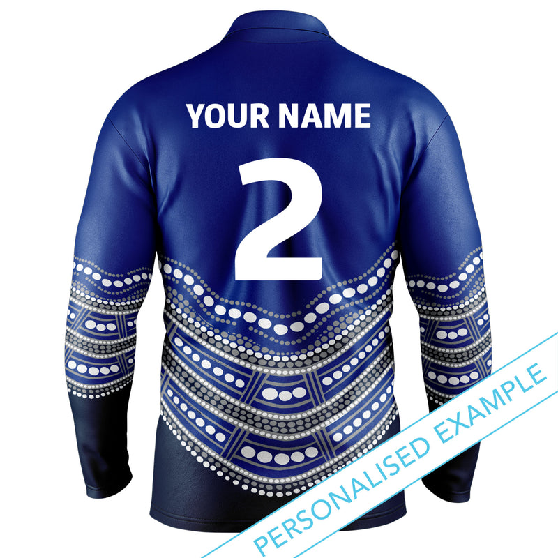 NRL Bulldogs 'Karumba' Fishing Shirt - Adult