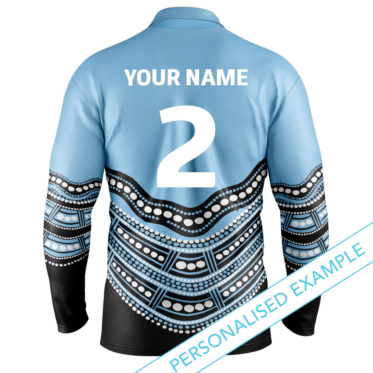 NRL Sharks 'Karumba' Fishing Shirt - Youth - Ashtabula