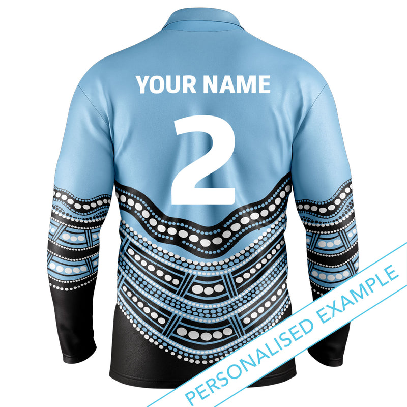 NRL Sharks 'Karumba' Fishing Shirt - Adult
