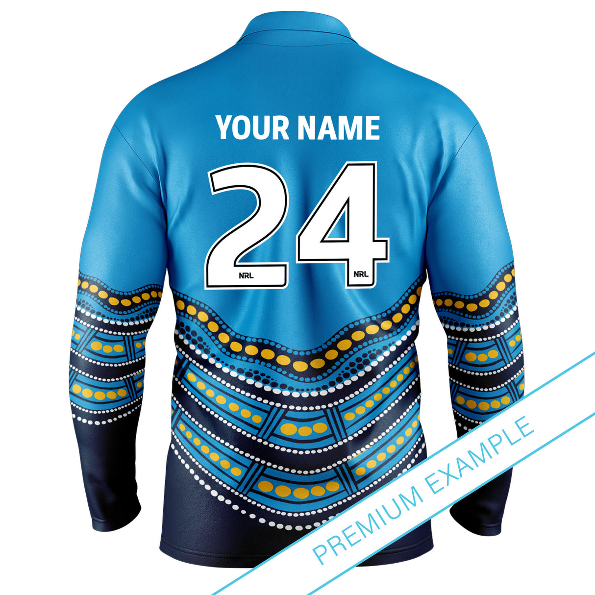 NRL Titans 'Karumba' Fishing Shirt - Youth - Ashtabula