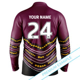 NRL Broncos 'Karumba' Fishing Shirt - Youth - Ashtabula