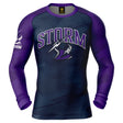 NRL Storm 'Barrel' Rash Vest - Adult - Ashtabula