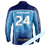 NSW Blues 'Barracuda' Fishing Shirt - Adult - Ashtabula